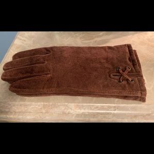 Ladies Suede Leather Gloves